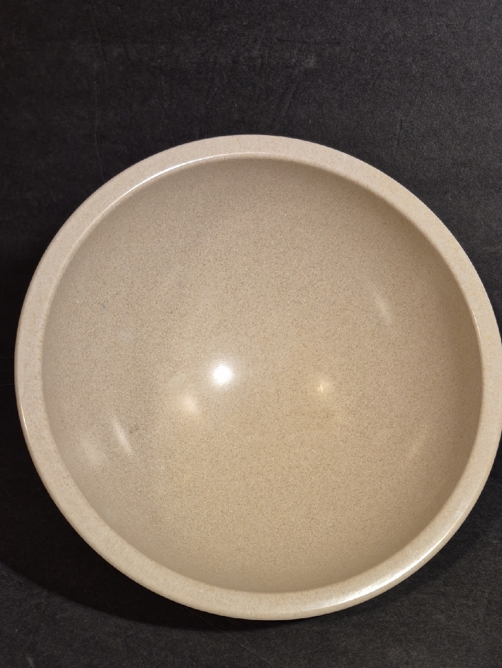 Vintage Melamine Confetti Splatter Mixing Bowl Tan Brown Specks A118 USA 10 Inch